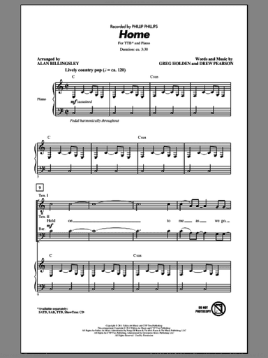 Home (arr. Alan Billingsley)