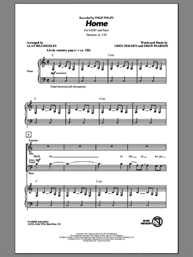 Home (arr. Alan Billingsley)