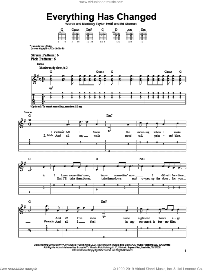 Everything Has Changed (feat. Ed Sheeran)