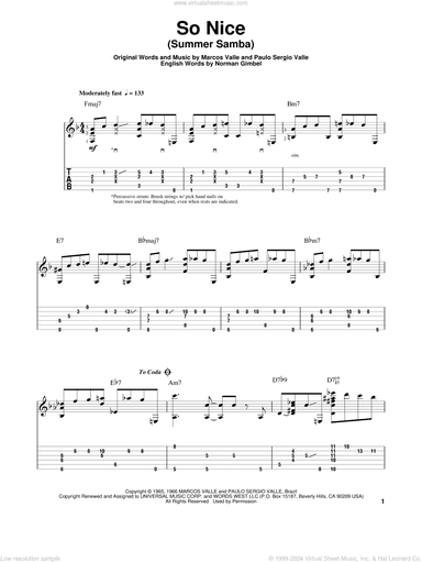 So Nice (Summer Samba)