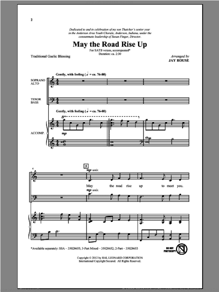 May The Road Rise Up