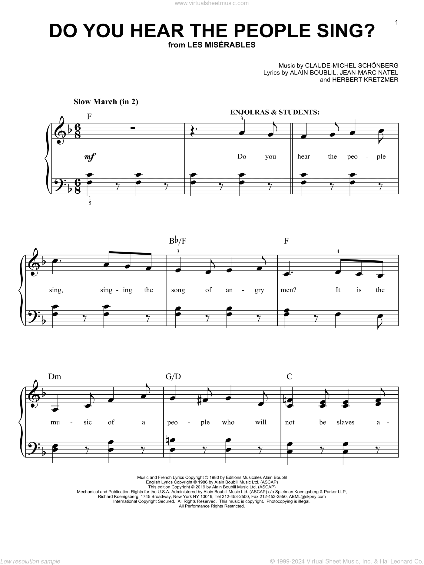 Do You Hear The People Sing?