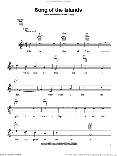 Song Of The Islands