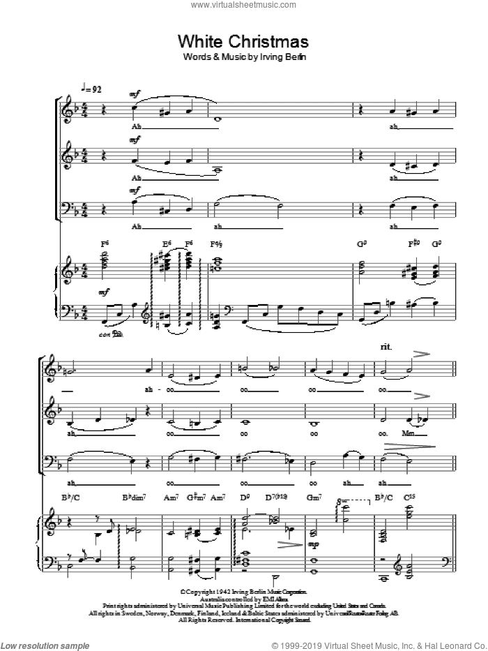 White Christmas (arr. Christopher Hussey)