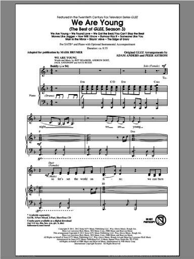 We Are Young (The Best Of Glee Season 3) (Medley)
