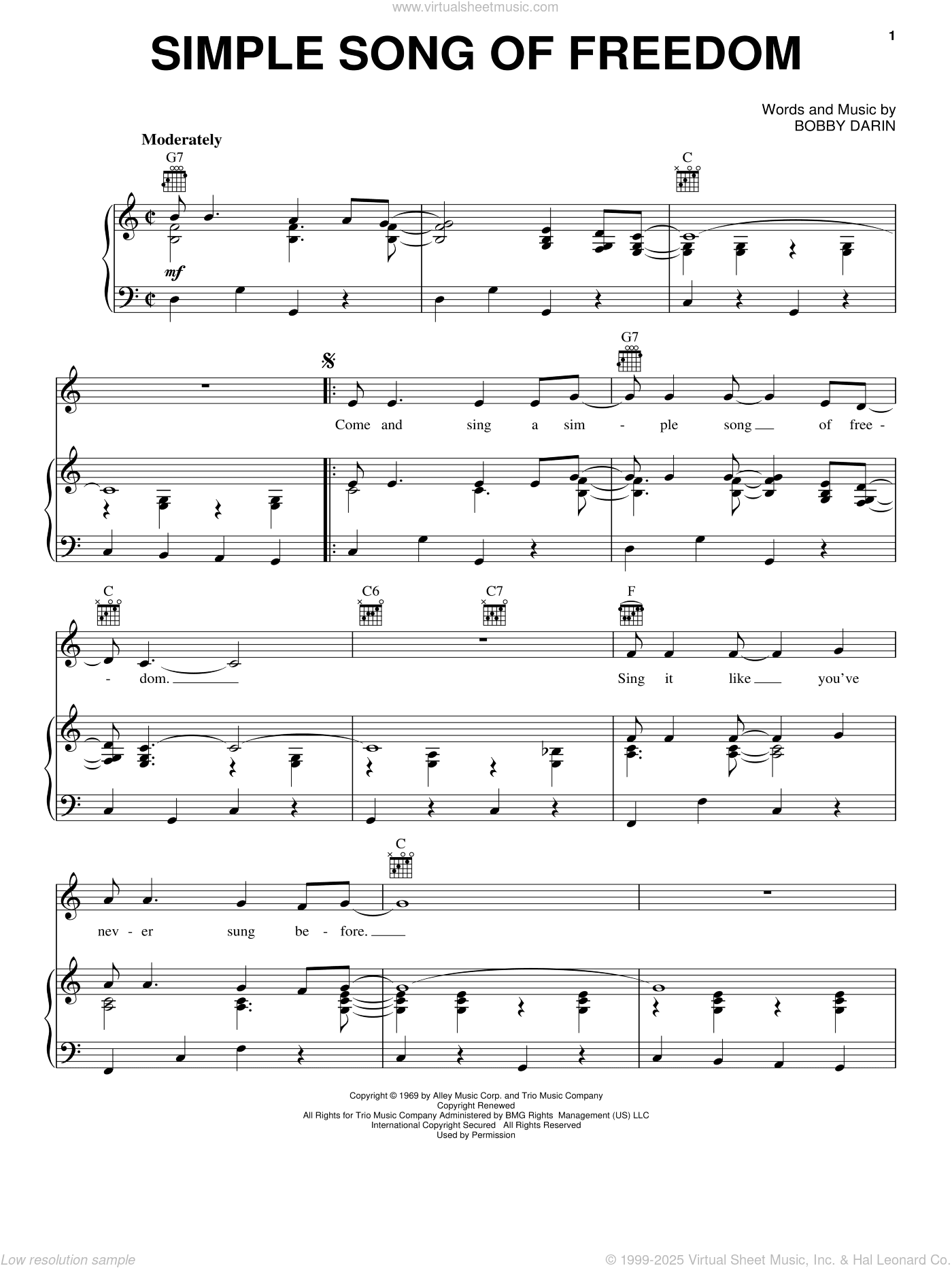 Simple Song Of Freedom