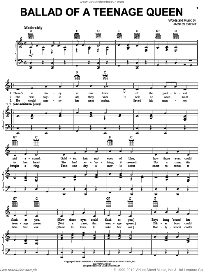 Ballad Of A Teenage Queen