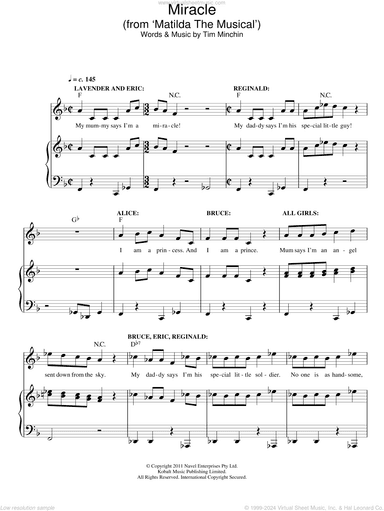Miracle (from Matilda The Musical)