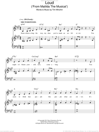 Loud (from Matilda The Musical)