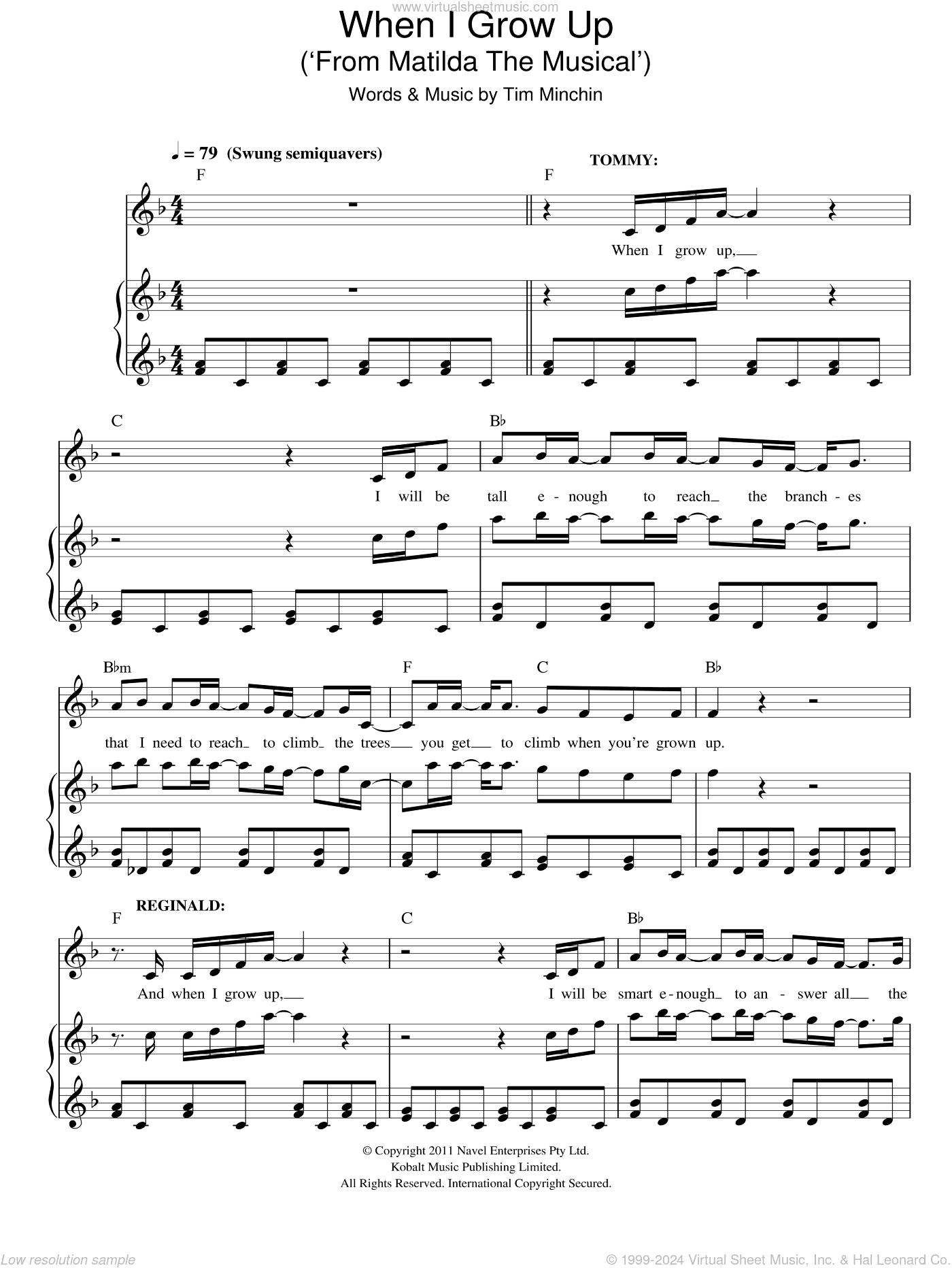 When I Grow Up (from Matilda The Musical)