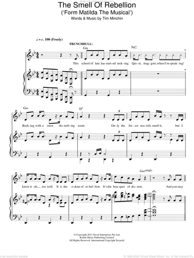 The Smell Of Rebellion (from Matilda The Musical)