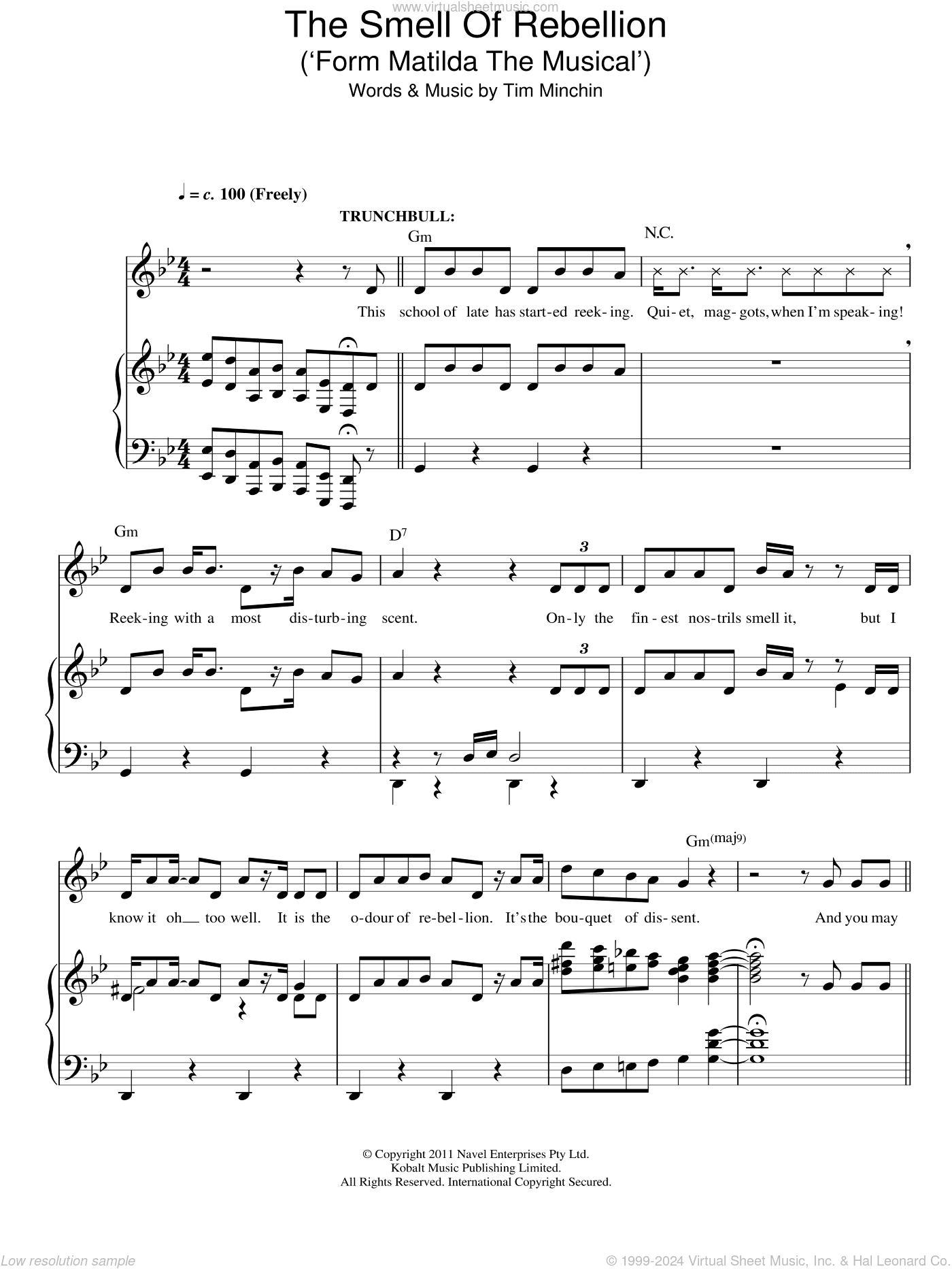 The Smell Of Rebellion (from Matilda The Musical)
