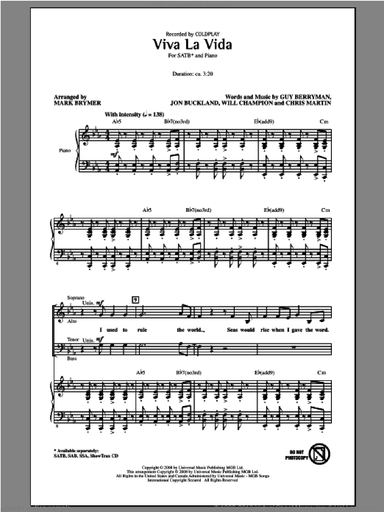 Viva La Vida (arr. Mark Brymer)