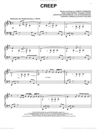 Creep, (intermediate)