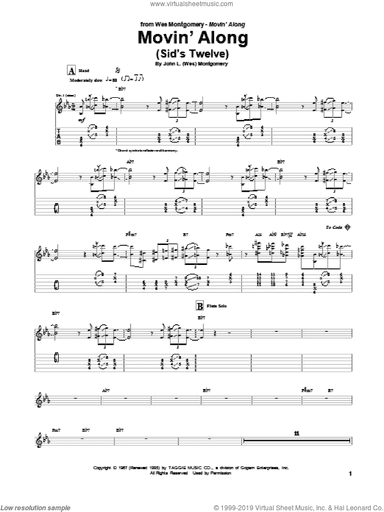Movin' Along (Sid's Twelve)
