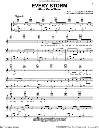 Every Storm (Runs Out Of Rain)