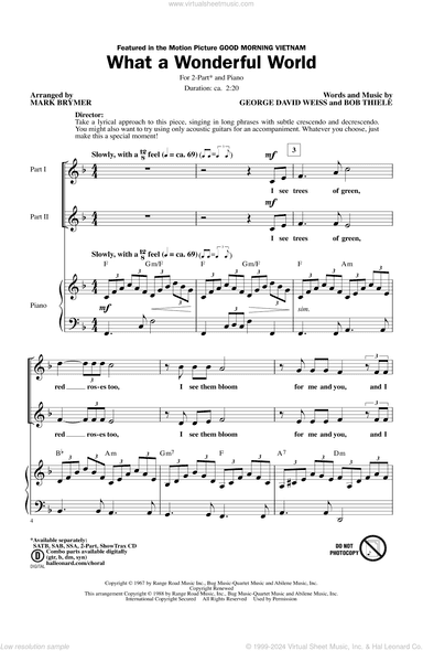 What A Wonderful World (arr. Mark Brymer)