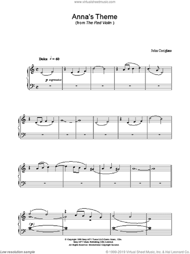 Anna's Theme (from The Red Violin)