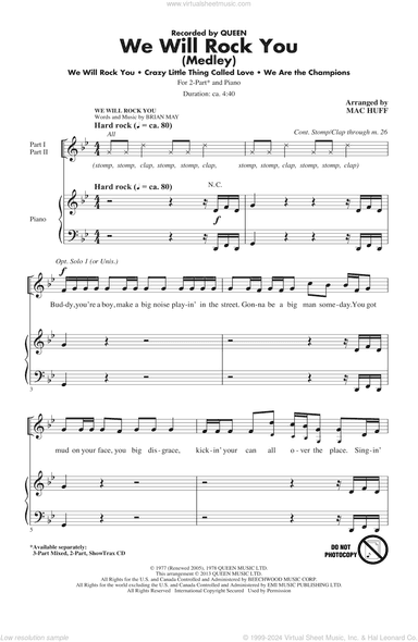 We Will Rock You (Medley) (arr. Mac Huff)