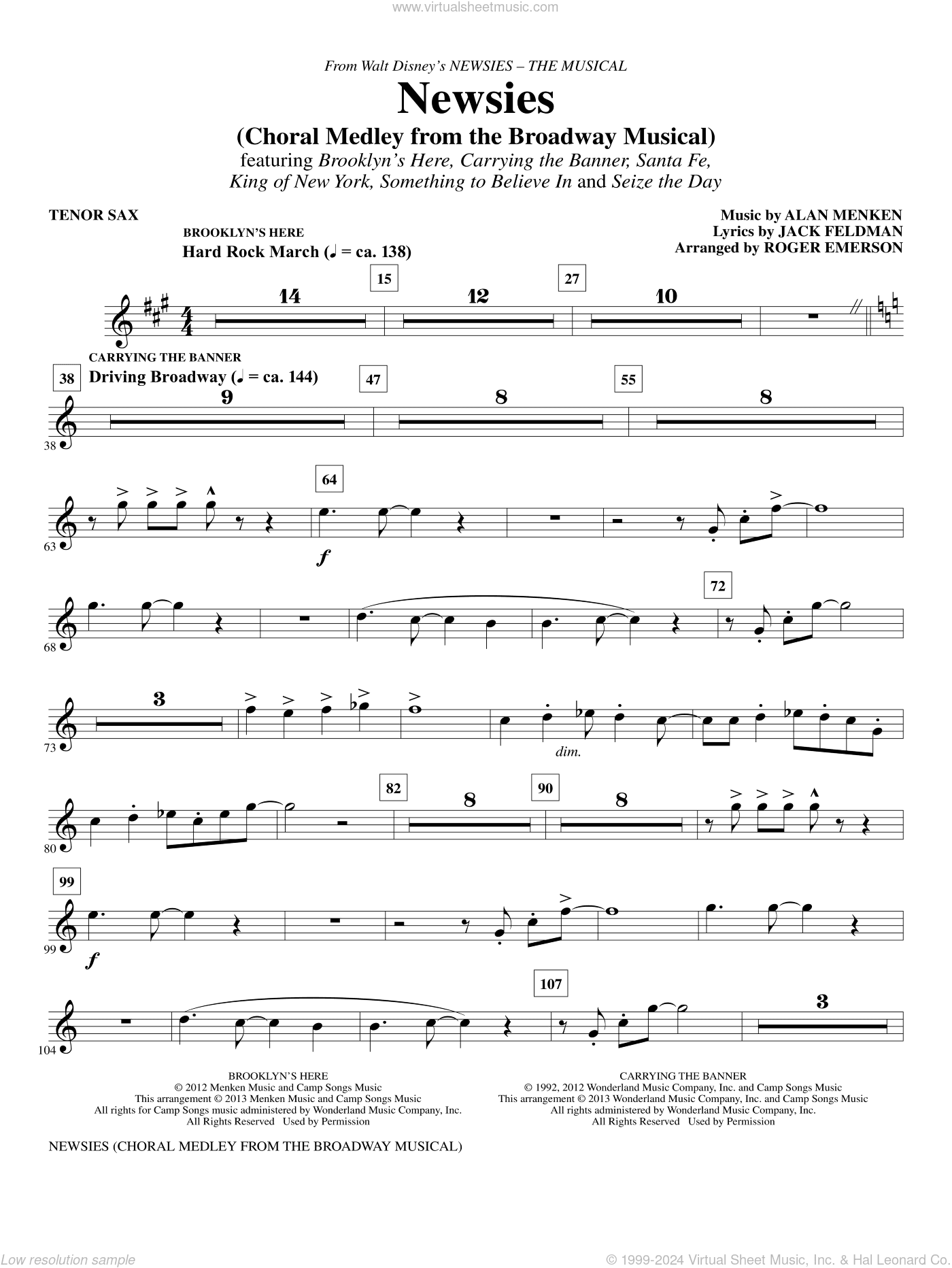Newsies (Choral Medley)