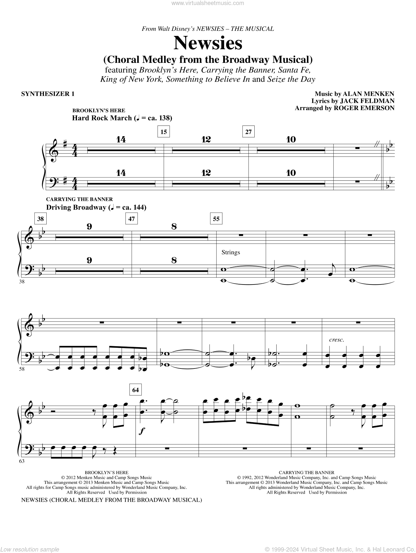 Newsies (Choral Medley)