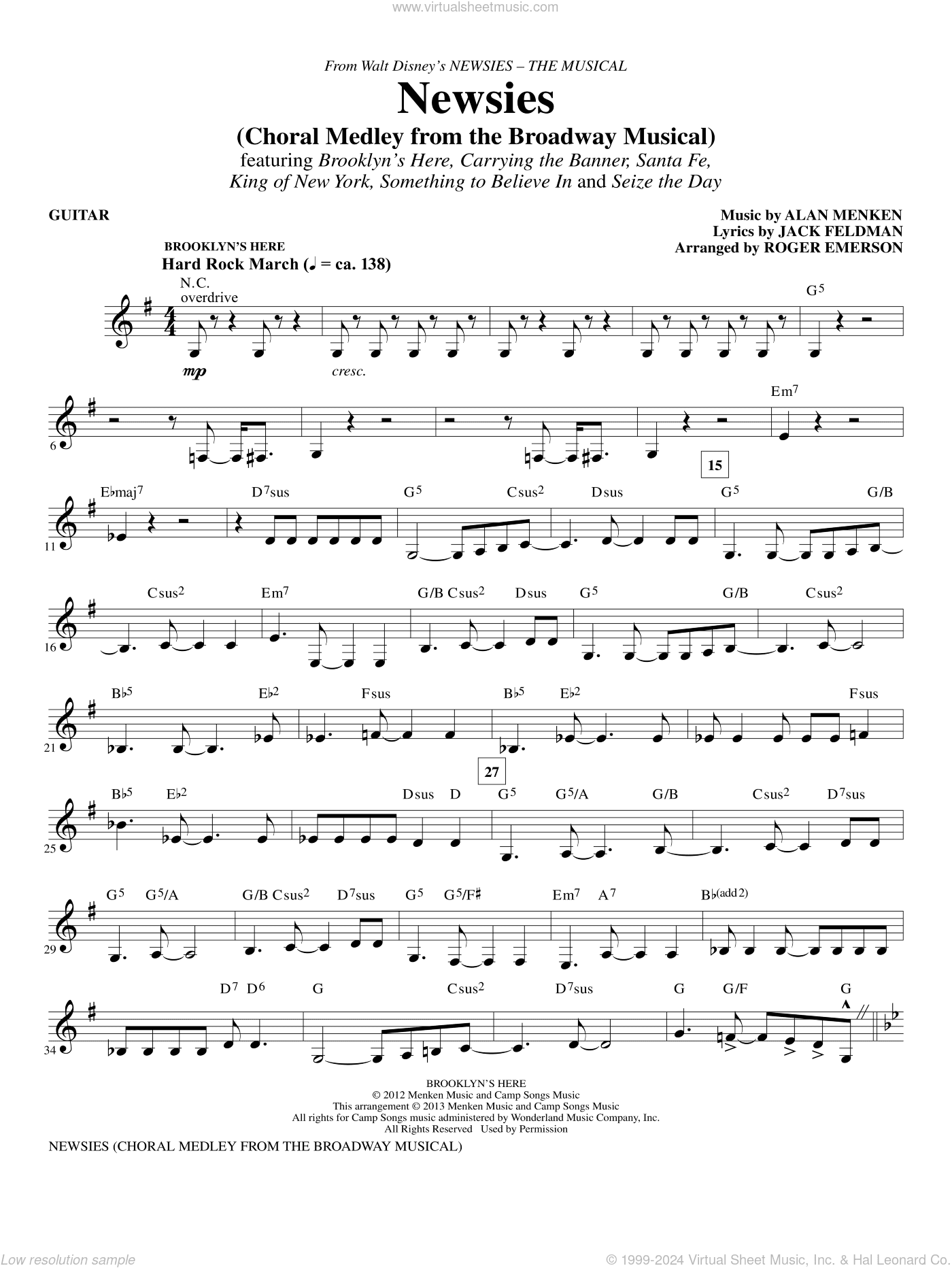 Newsies (Choral Medley)