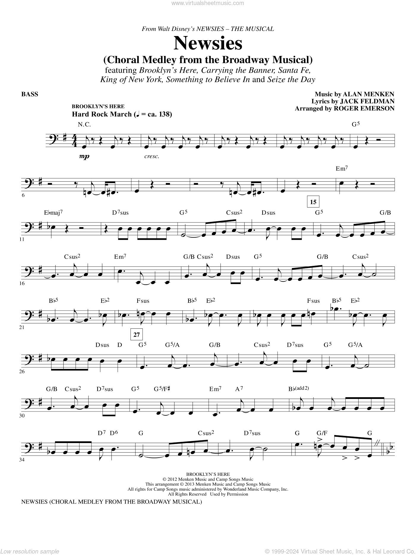 Newsies (Choral Medley)