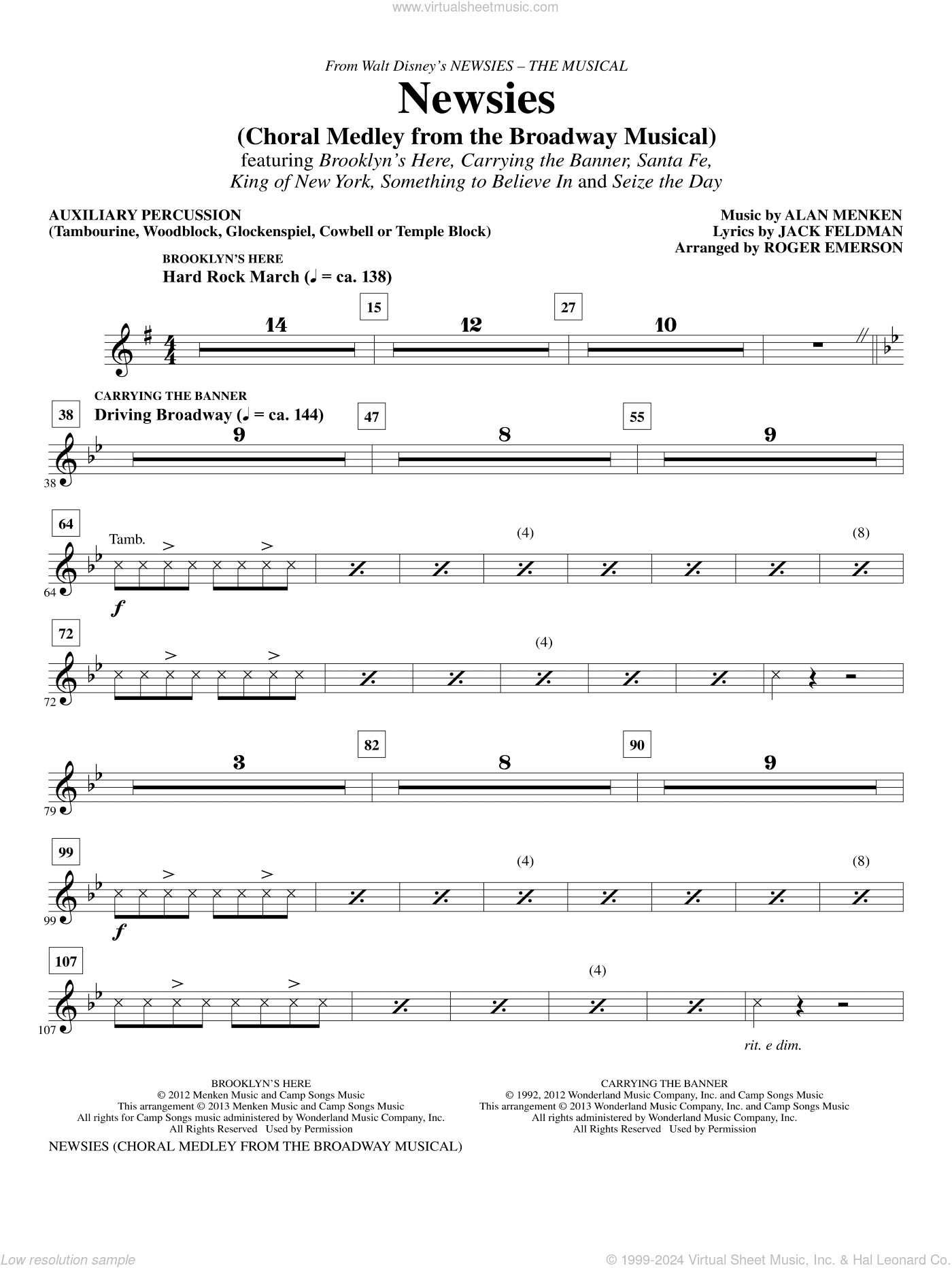 Newsies (Choral Medley)