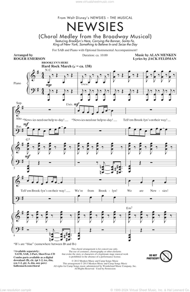 Newsies (Choral Medley)