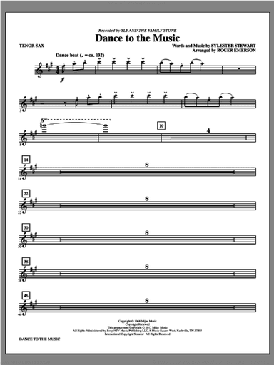 Dance to the Music (complete set of parts)