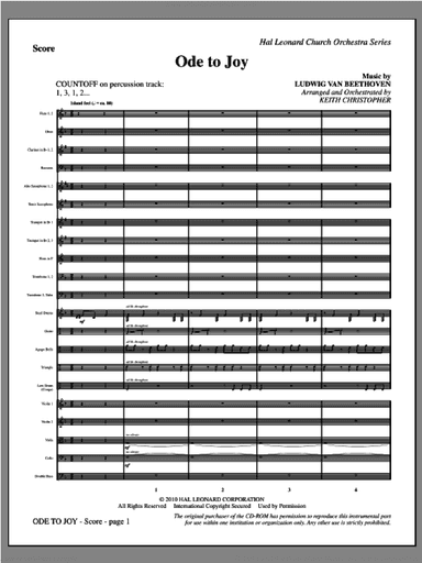Ode To Joy (COMPLETE)