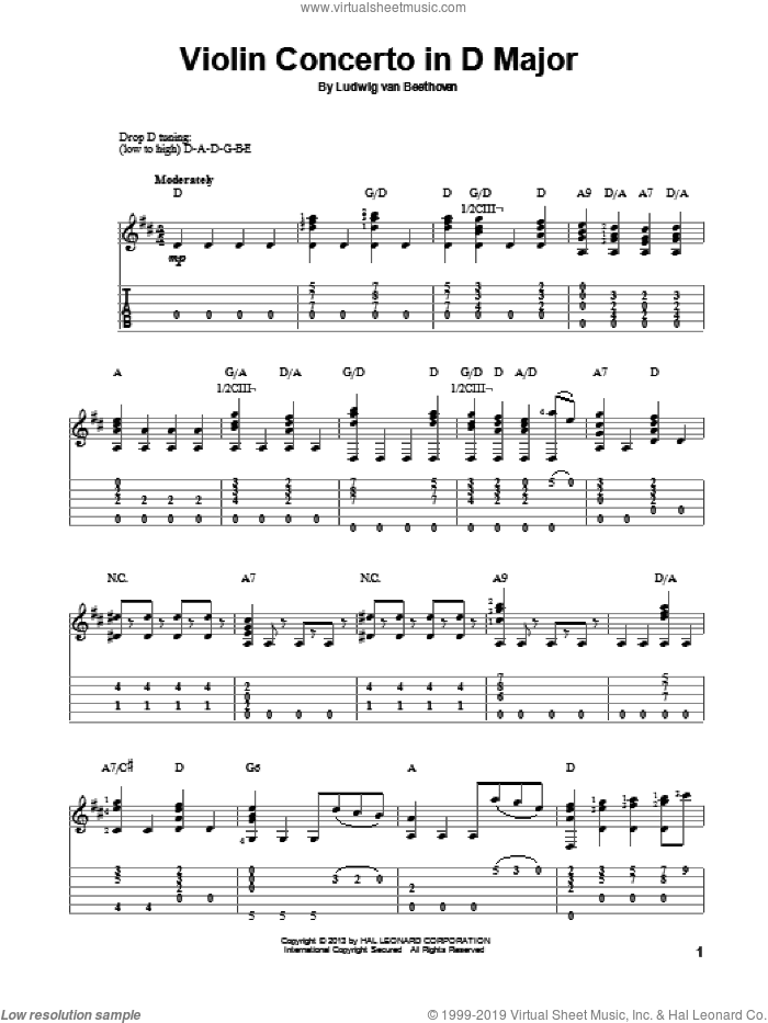 Violin Concerto In D Major