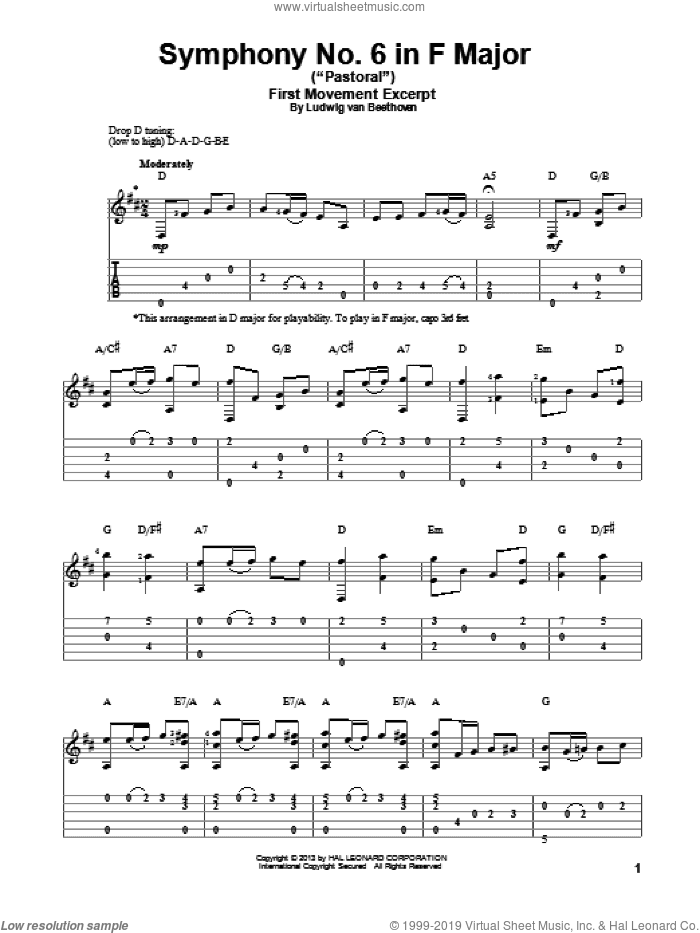 Symphony No. 6 In F Major ("Pastoral"), First Movement Excerpt
