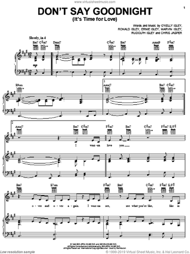 Don't Say Good Night (It's Time For Love) Parts 1 and 2