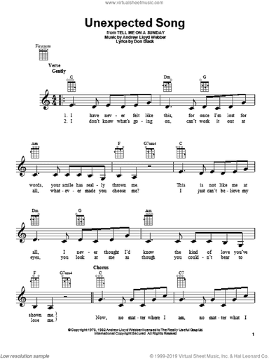 Unexpected Song (from Song and Dance)