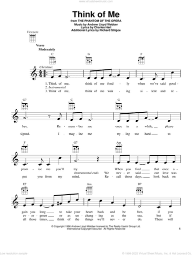 Think Of Me (from The Phantom Of The Opera)