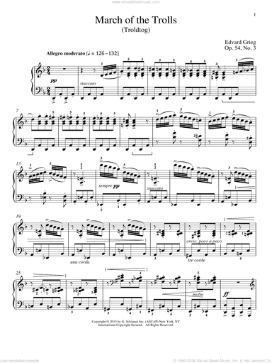 March Of The Trolls (Troldtog), Op. 54, No. 3