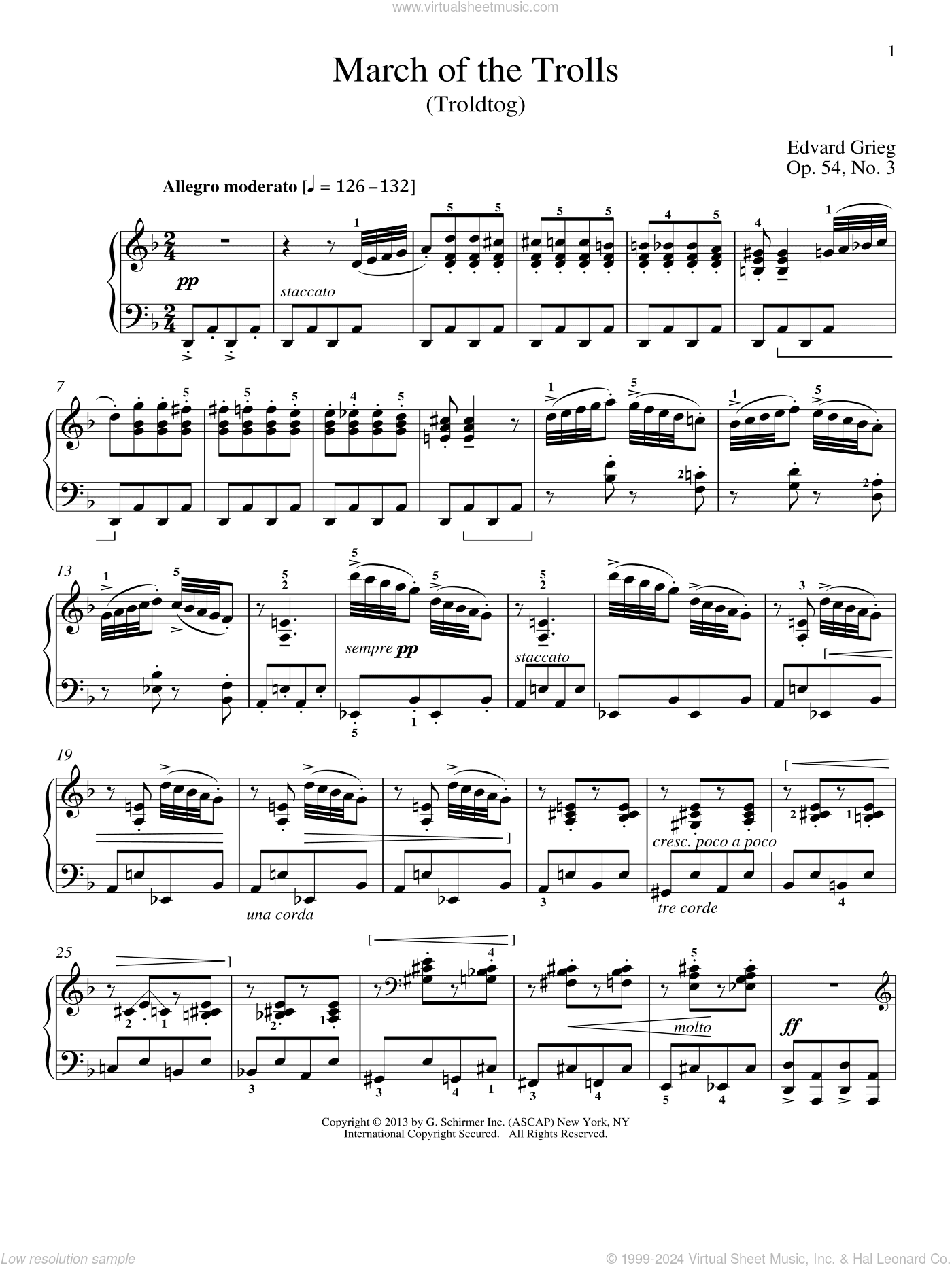 March Of The Trolls (Troldtog), Op. 54, No. 3
