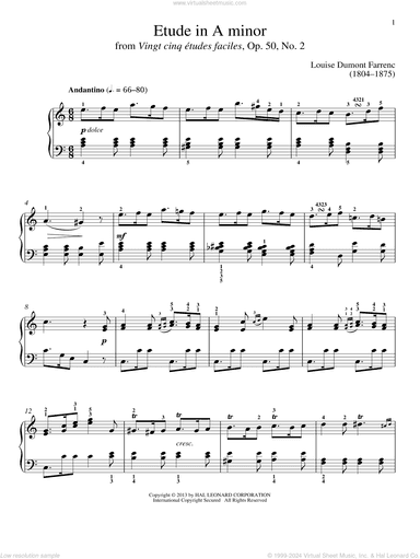 Etude In A Minor