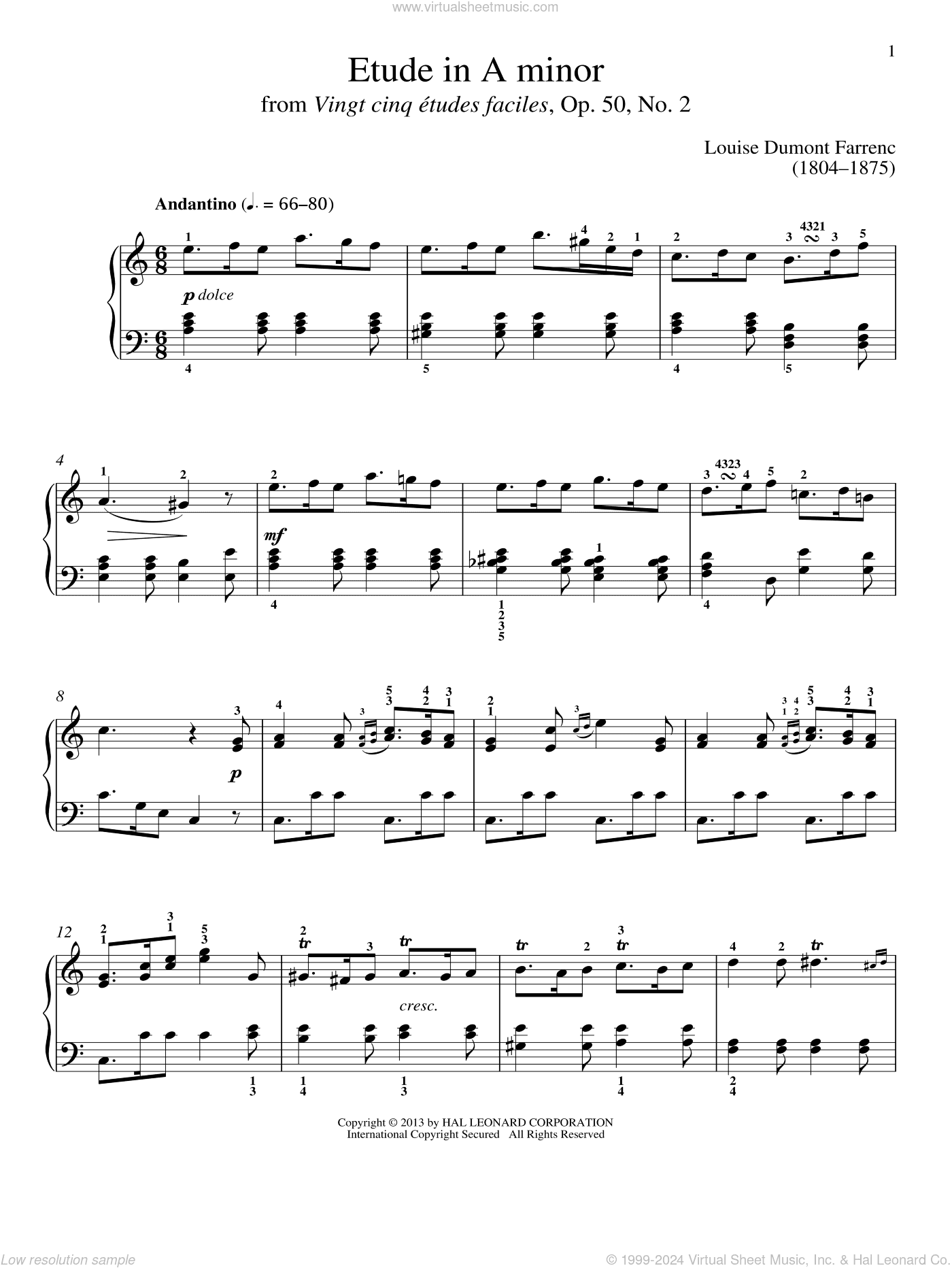 Etude In A Minor