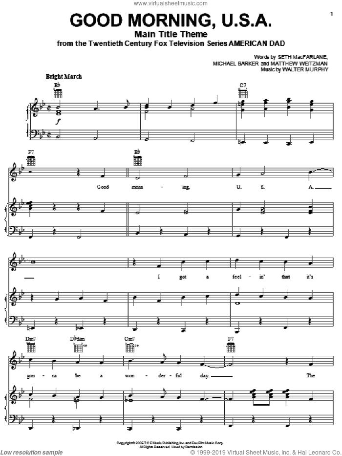 American Dad - Main Title Theme (Good Morning U.S.A.)