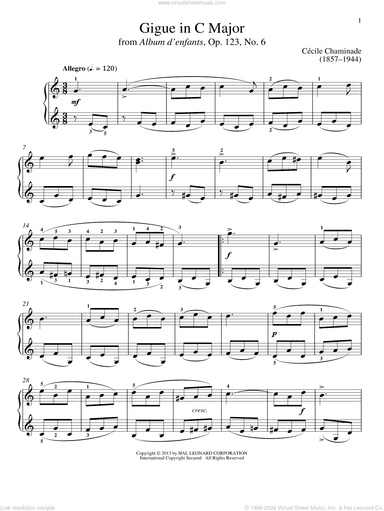 Gigue In C Major