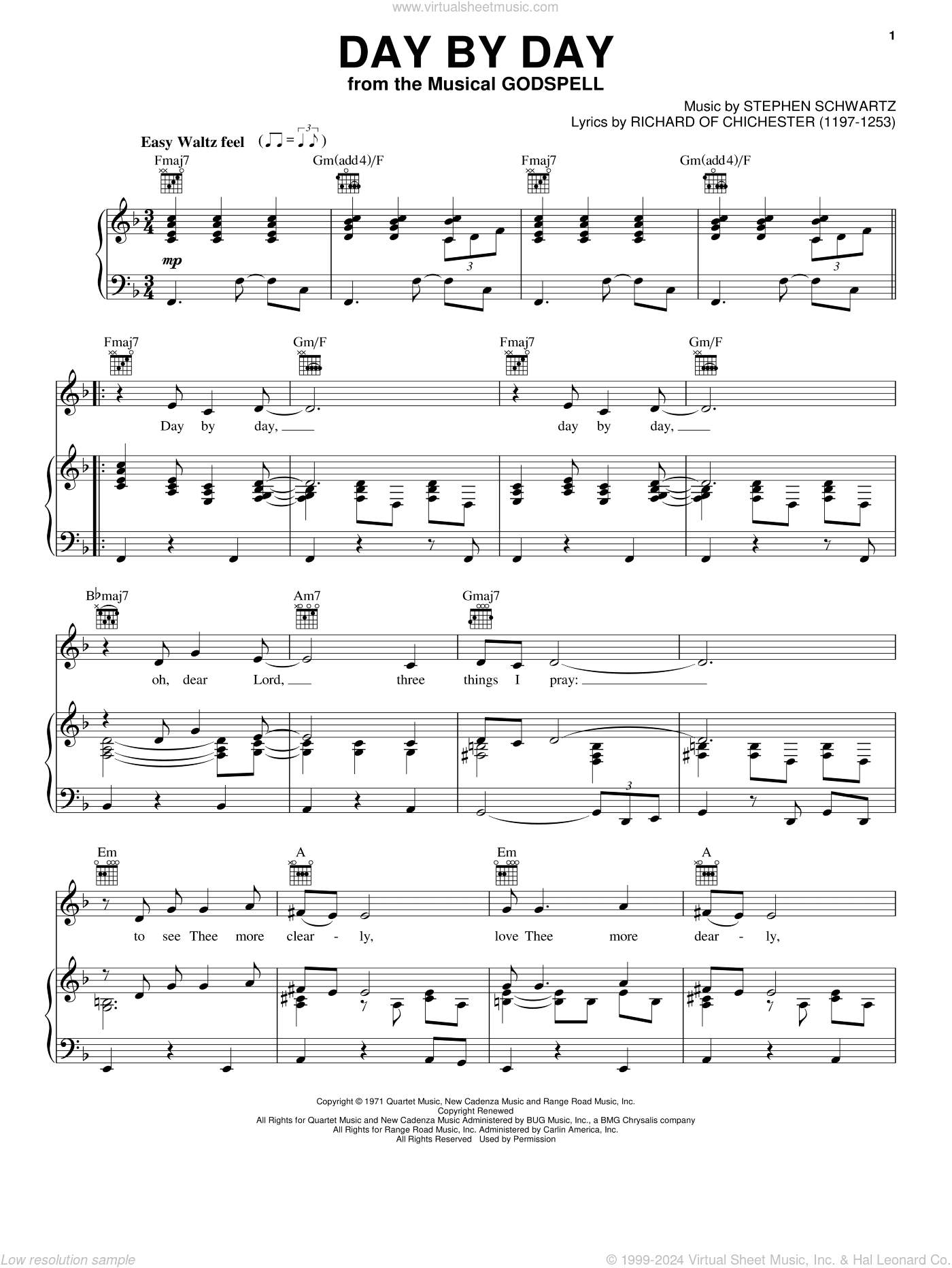 Day By Day (from Godspell)