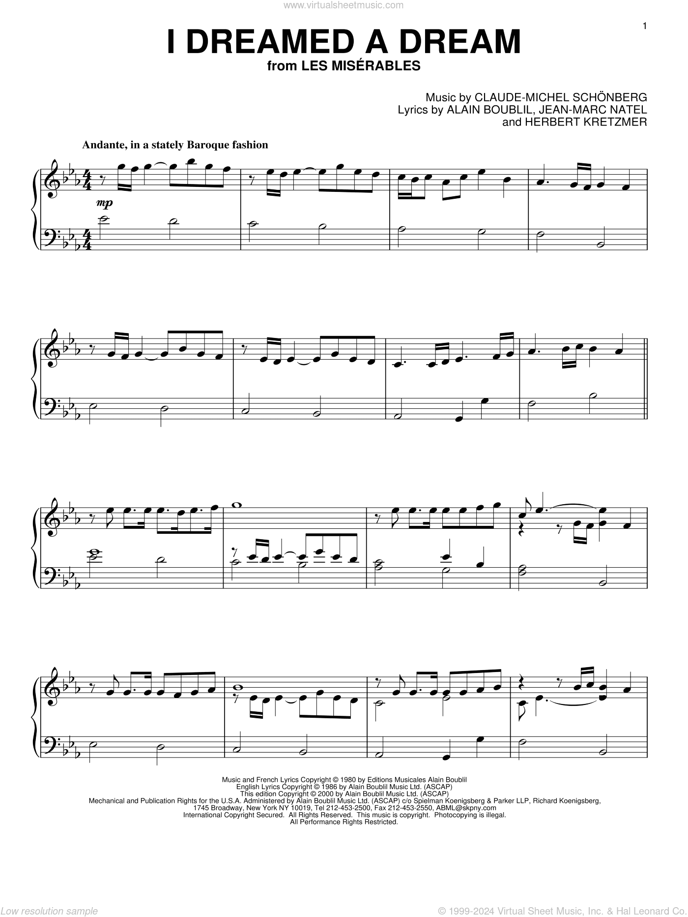 I Dreamed A Dream