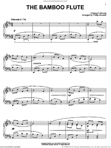 The Bamboo Flute, (intermediate)
