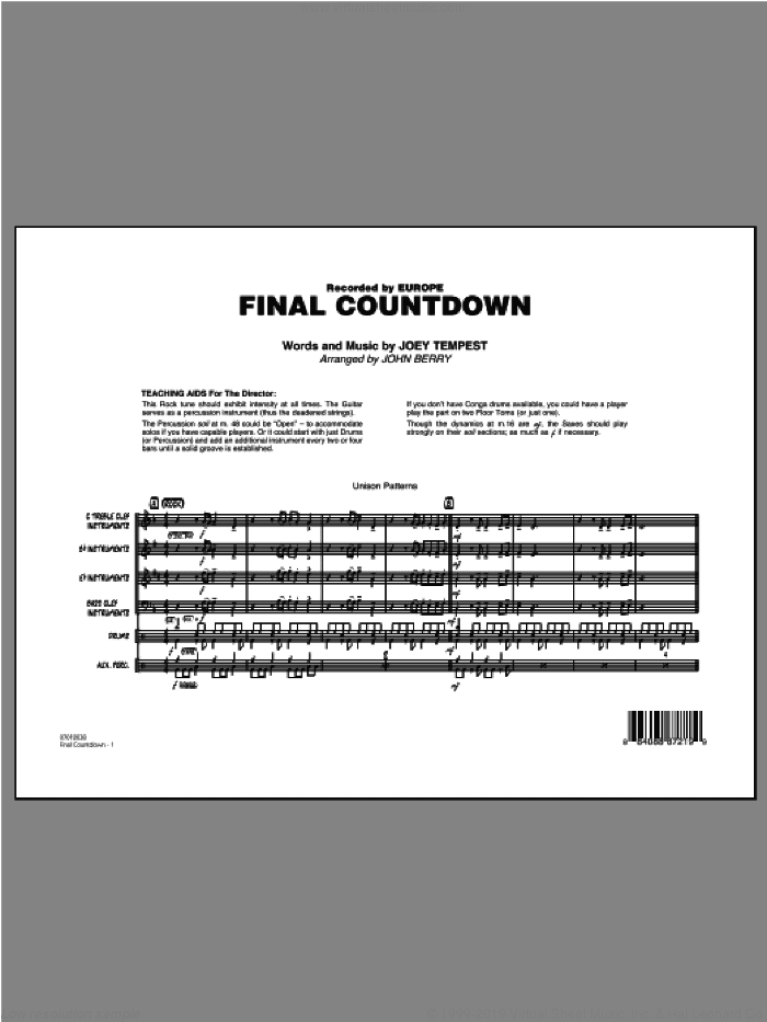 Final Countdown (COMPLETE)