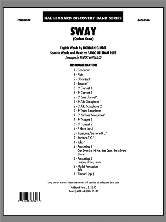 Sway (Quien Sera) (COMPLETE)