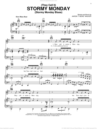 (They Call It) Stormy Monday (Stormy Monday Blues)