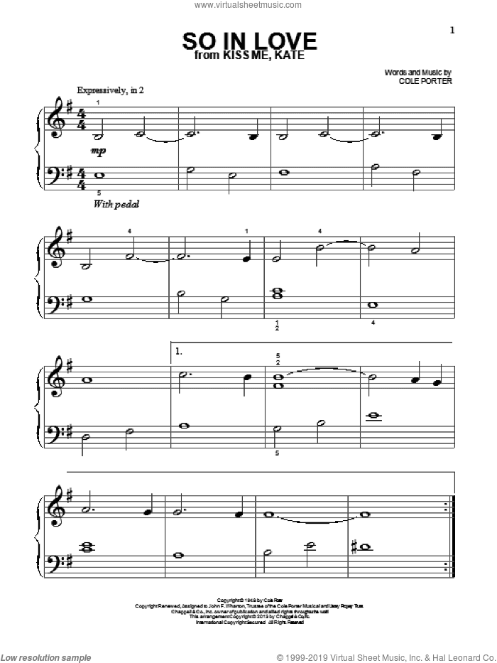 So In Love (from Kiss Me, Kate)