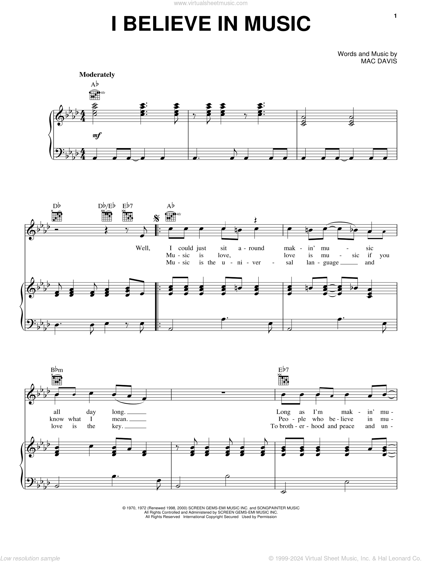 I Believe In Music